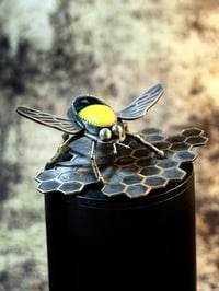 Image 2 of Honeycomb Pendant/Brooch