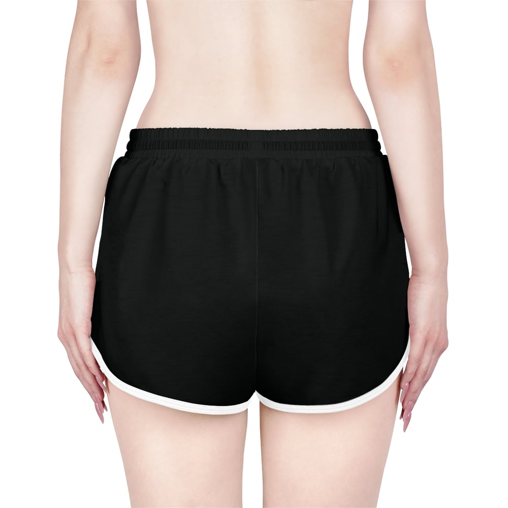 Image of Caught You Lookin' Women's Relaxed Shorts — Retro Script Lounge Shorts