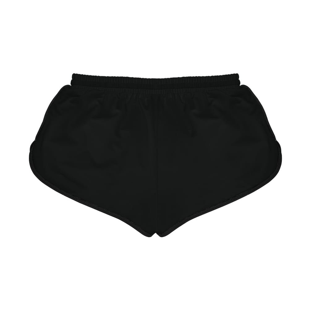 Image of Caught You Lookin' Women's Relaxed Shorts — Retro Script Lounge Shorts