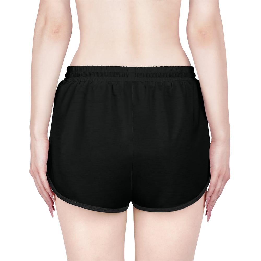Image of Caught You Lookin' Women's Relaxed Shorts — Retro Script Lounge Shorts