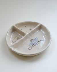 Image 2 of The flute playing fairy and the baby goat plate 