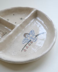 Image 3 of The flute playing fairy and the baby goat plate 