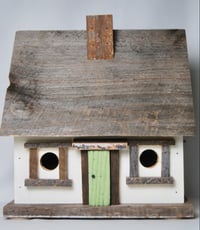Image 1 of Handmade Birdhouse-Cape Cod Green