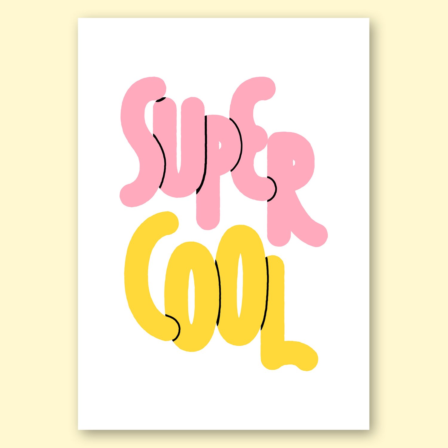 Image of Supercool — 30 x 42 cm