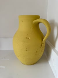 Image 2 of Large Yellow Terracotta Jug