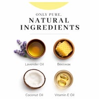 Image 2 of Saint Apiary Natural Beeswax Lavender Lip Balm Tube - 13g