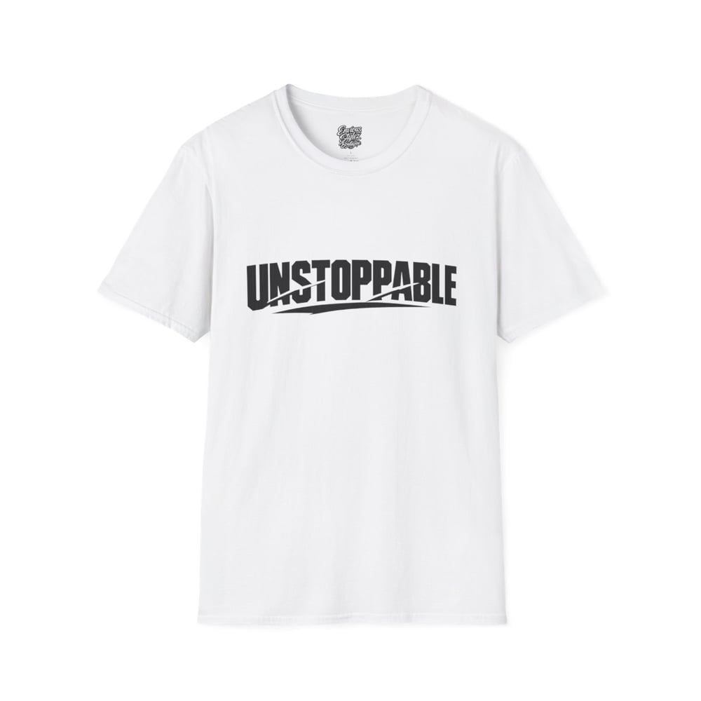 Image of Unstoppable Graphic T-Shirt — Motivational “UNSTOPPABLE” Tee