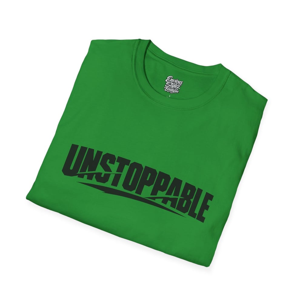Image of Unstoppable Graphic T-Shirt — Motivational “UNSTOPPABLE” Tee