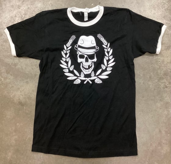 Image of Laurel Skull Ringer Tee