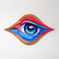 Image 1 of Blue Red Eye - Original Painting