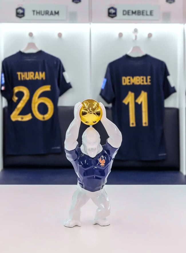 Richard Orlinski : Kong Football Gold France FIFA 2026