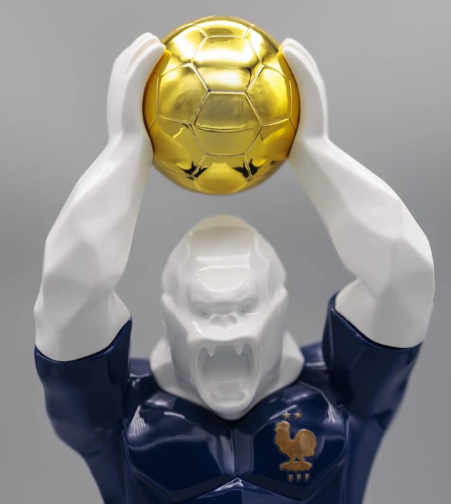 Richard Orlinski : Kong Football Gold France FIFA 2026