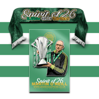 Spirit of 26 Scarf + Free Martin O'Neill badge