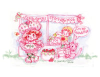 Image 1 of Strawberry Festival Full Color Print 2026 + Button