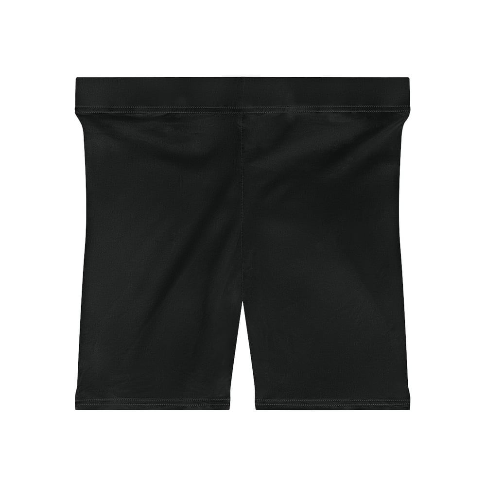 Image of Biker Shorts — 'Peeka Boo B*tch' Pink Graffiti Athletic Shorts