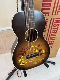 Image 4 of UNPLAYED 1950's Roy Rogers Stencil Guitar