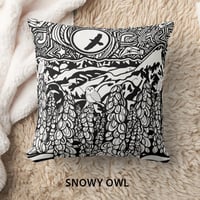Decorative Custom Pillows - Decorative custom pillows snowy owl
