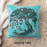 Decorative Custom Pillows - Decorative custom pillows chakra tree
