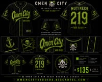 Omen City War Ready Baseball Jersey Presale