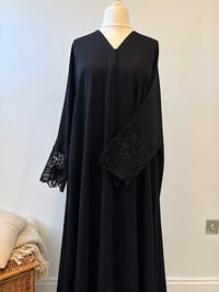 Image 2 of Alara Floral Lace Abaya