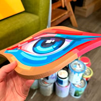 Image 3 of Blue Red Eye - Original Painting