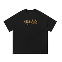 Cheetah Print Grounded Logo Black