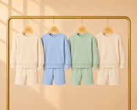Cozy Sweatshirt Short Set