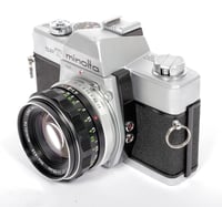 Image 3 of Minolta SRT-101 35mm SLR Film Camera + 55mm F1.7 MC Rokkor PF lens #2458
