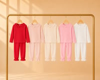 Ruffle Trim Pyjama Set