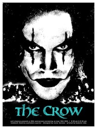 Image 2 of THE CROW - 18 X 24 Limited Edition Screeprinted Poster - Signed by James O'Barr