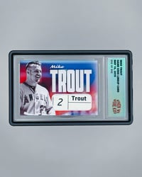 Mike Trout | Game-Used Lineup Card | One-of-One