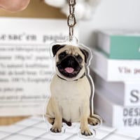 Image 1 of CUSTOMIZABLE ACRYLIC KEYCHAIN