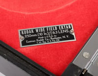Image 10 of Kodak 10" [250mm] F6.3 Wide Field Ektar Lens in Ilex #5 Shutter ES528 #2485