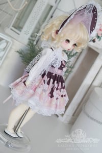 Image 2 of LIMITED - "Pink Bunny" lolita set for Teacup Marionette girls
