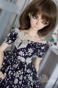 Image 3 of LIMITED - Midnight blue 1850s Victorian set for MNF/PetiteMarionette girls