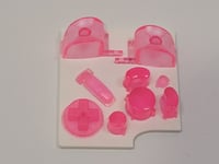 Image 1 of Pink Resin Buttons