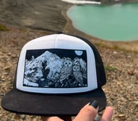 Eternal Love Trucker Hat - Eternal love trucker hat black white
