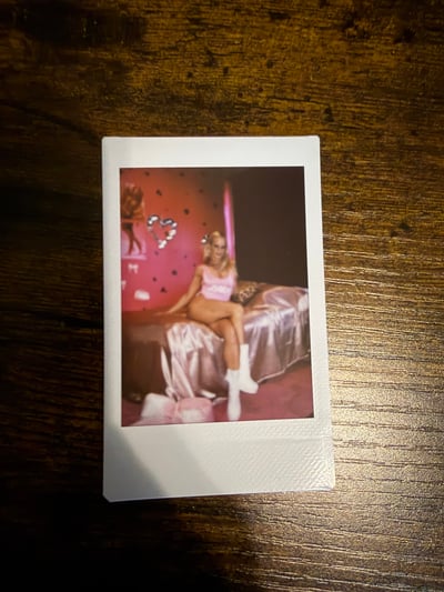 Image of ONE OF A KIND POLAROID - Barbie Girl Photo