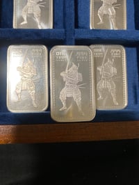 Image 3 of 1 oz Silver Samurai Bar – .999 Fine Silver | Limited Art Bullion