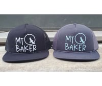 Mt Baker Raven Moon Trucker Hat - Mt baker raven moon trucker hat