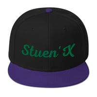 Image 22 of Stuen'X® In Green Snapback Hat