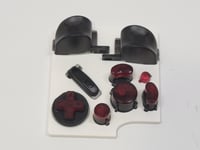 Red Galaxy Resin Buttons