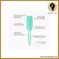 Image 7 of Bounce Curl™ Slick-Flex Define EdgeLift Brush – Curl Styling Tool
