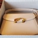 Image of Vtg. Gucci Cream Shoulder Bag and Change Purse