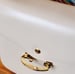 Image of Vtg. Gucci Cream Shoulder Bag and Change Purse