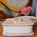 Image of Vtg. Gucci Cream Shoulder Bag and Change Purse