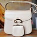 Image of Vtg. Gucci Cream Shoulder Bag and Change Purse