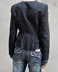 Image 3 of BLACK DOUBLE BREASTED JACKET