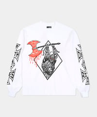 Image 1 of DEATH RITES_AXED LONGSLEEVE :::WHITE:::