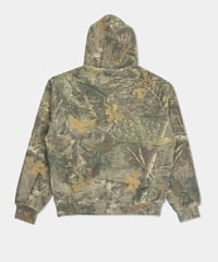 Image 2 of DEATH RITES_SCRIPT ZIP HOODIE :::TREE CAMO:::